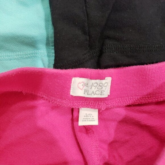 Bundle of 3 Girls Shorts – Size 12 – Place & Justice – Pink, Blue & Black Cloth - Picture 4 of 6